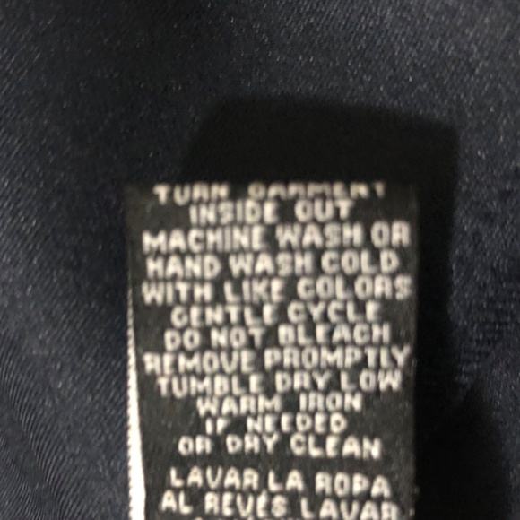 Navy sleeveless shift dress with gold zip pockets size 8 NWOT - Picture 3 of 4